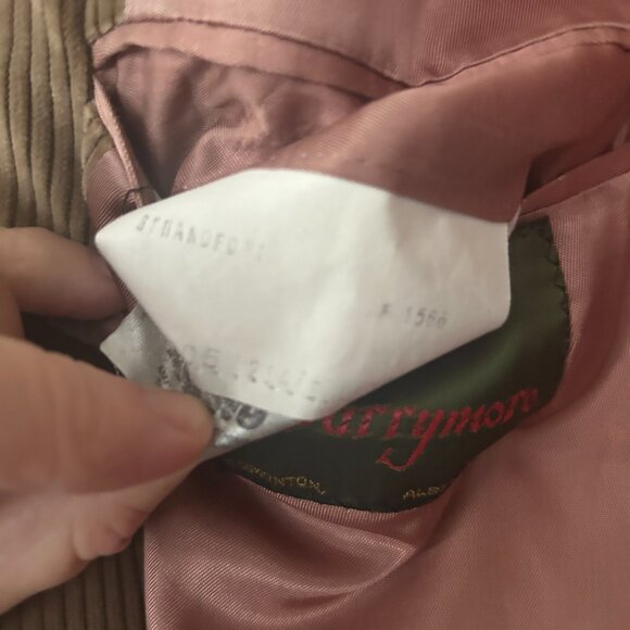 Vintage Daks of London Camel Corduroy Blazer 46R Est Teacher Academia Preppy - Picture 6 of 10